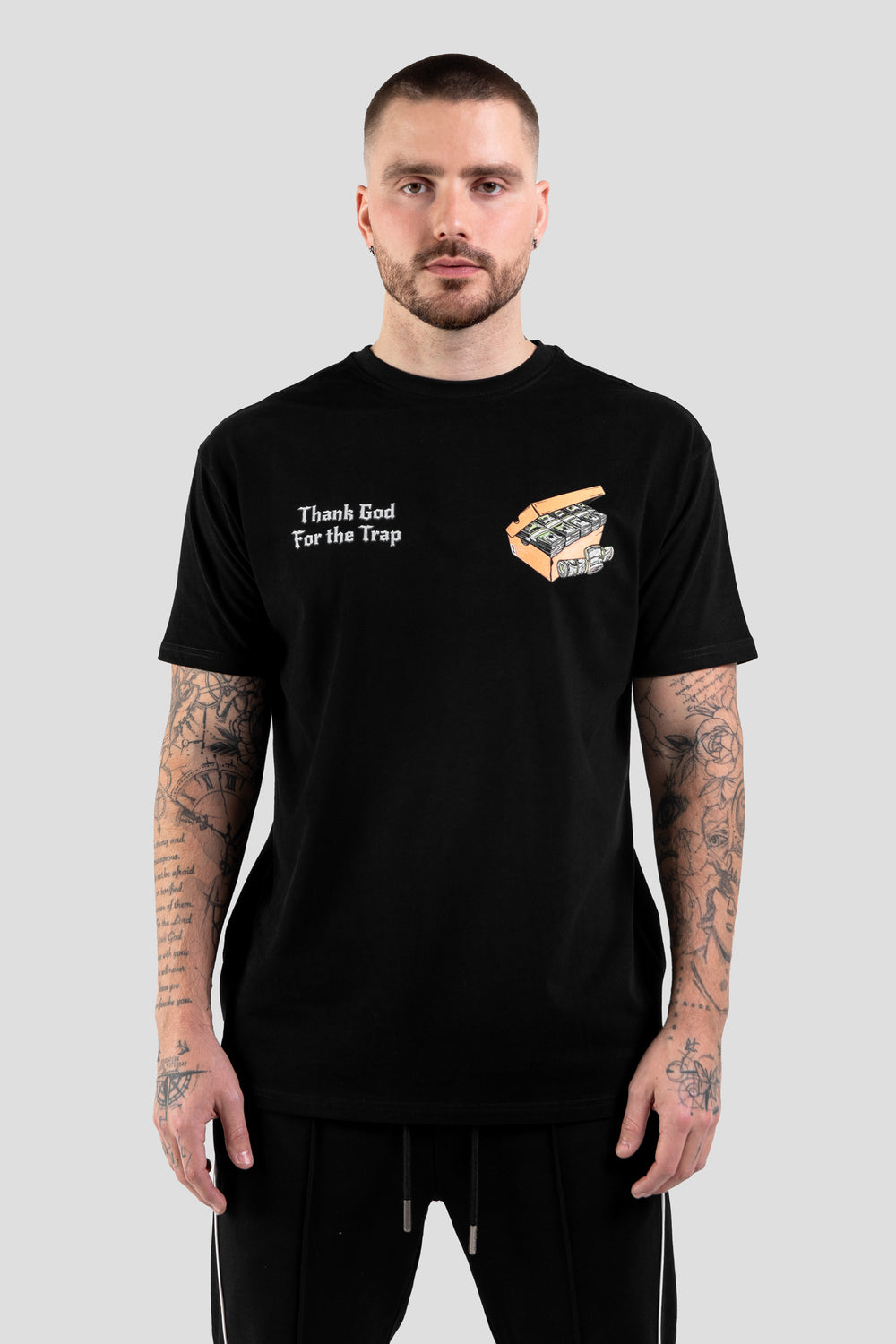 "Thank God For The Trap" Heavy Tee