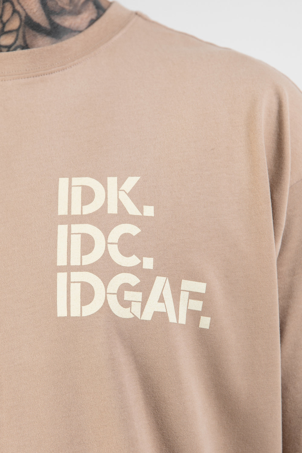 "IDC IDK IDGAF" Heavy Tee