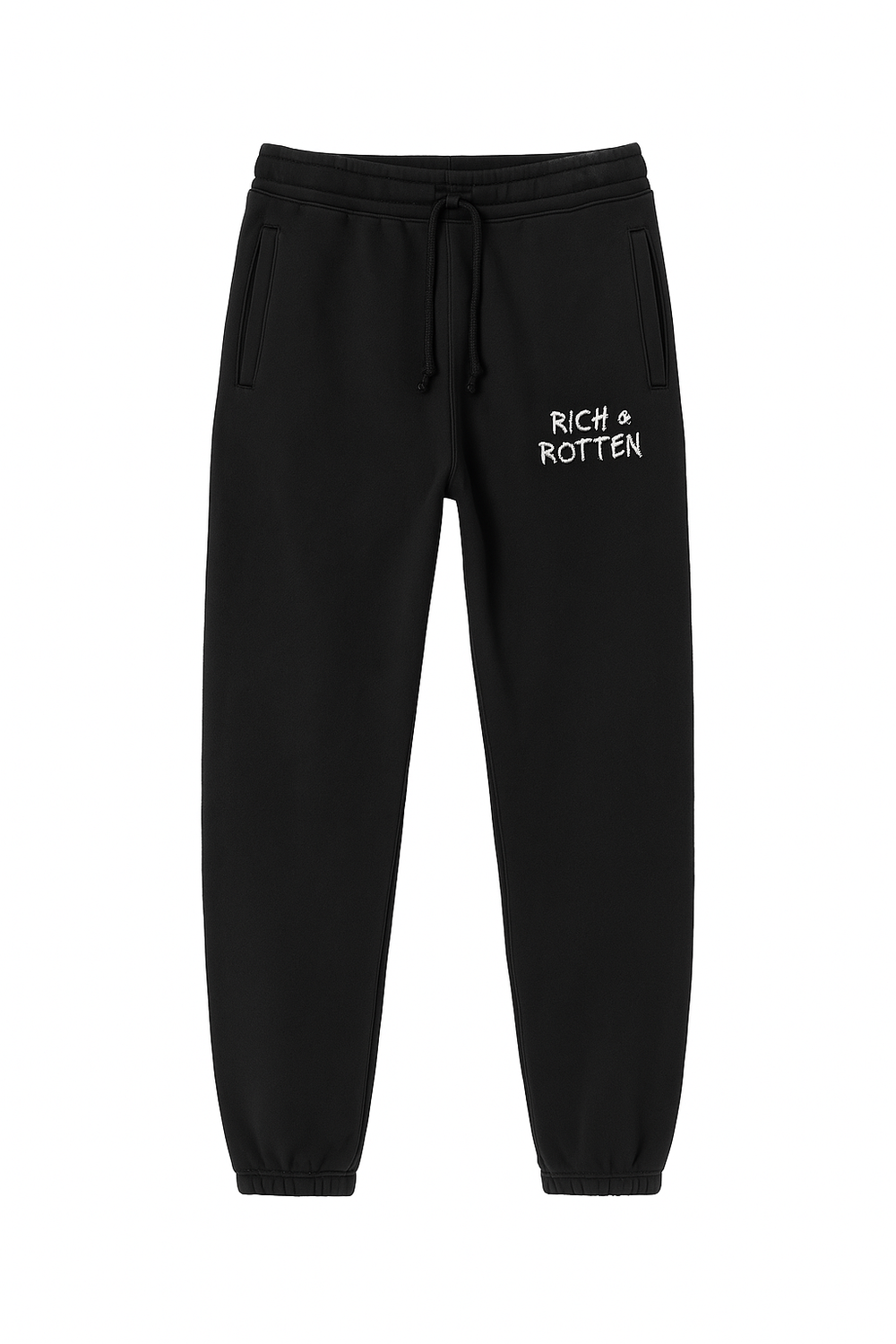 Sun Fade Terry Sweatpants  – Black and Brown