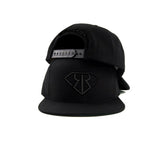 RR LOGO IN BLACK ON BLACK SNAPBACK - Rich & Rotten